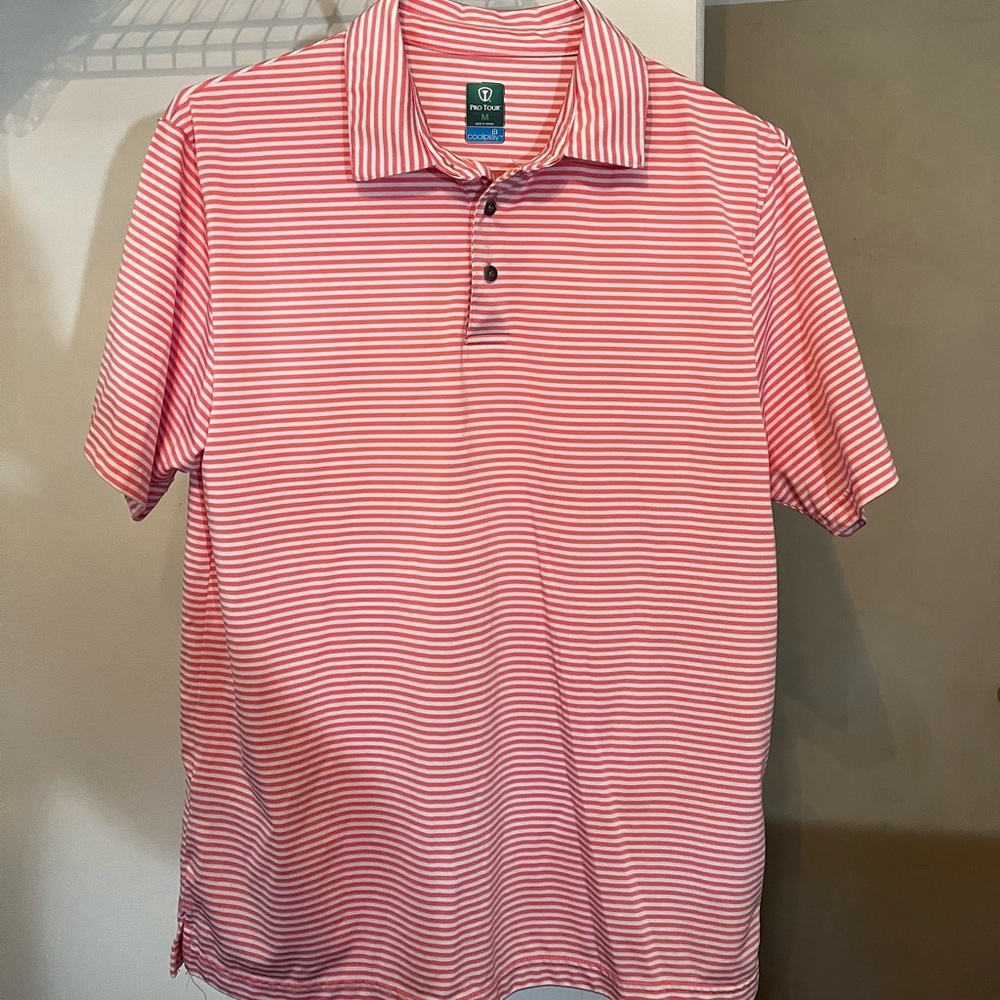Medium Pink Pro Tour Golf Polo!